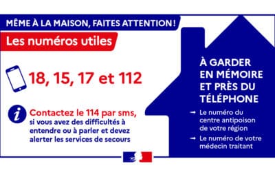 NUMÉROS D’URGENCE!